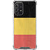 Belgium Flag Distressed Galaxy A72 5G Clear Case